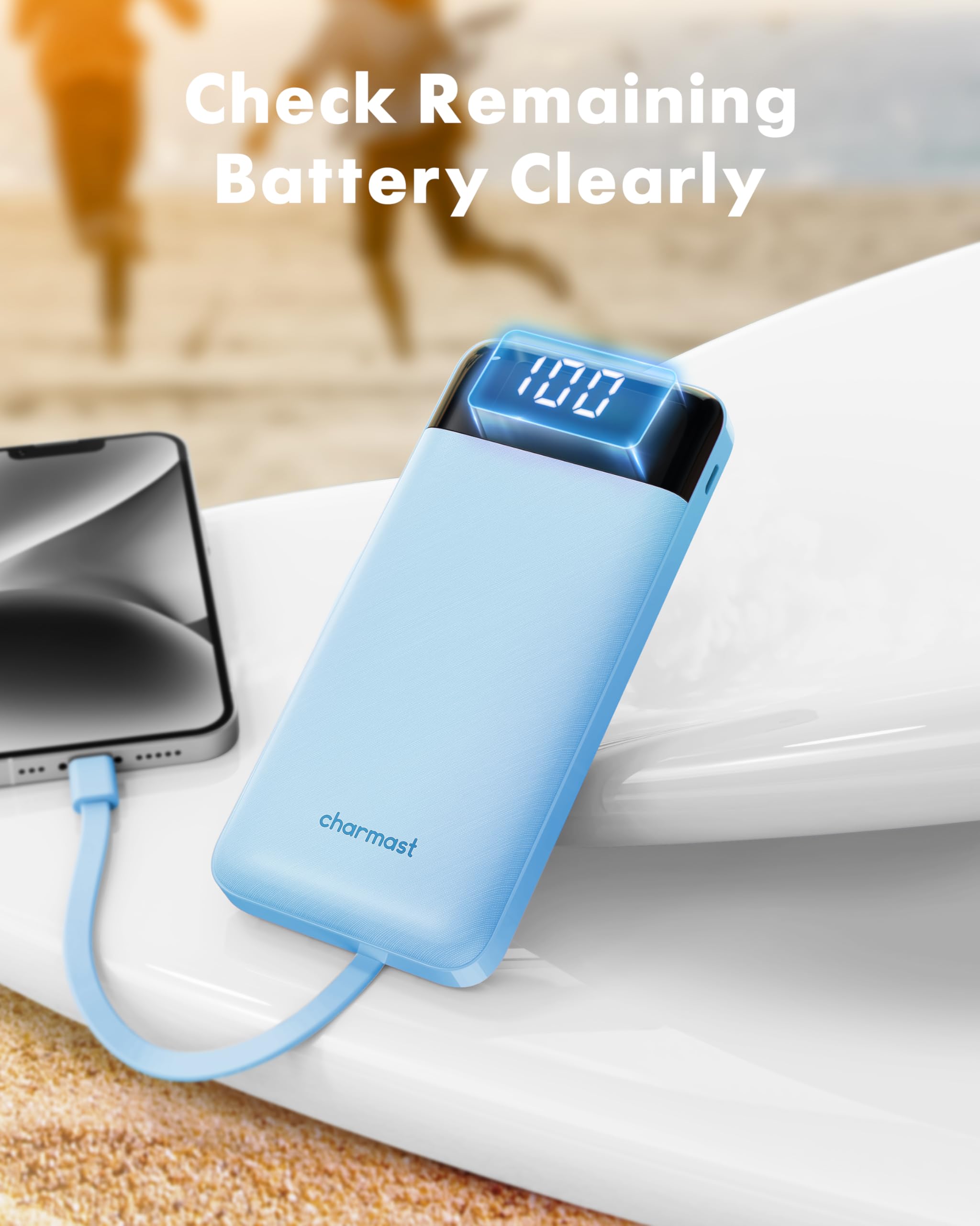 charmast detalles de entradas USB-C, USB-A y Micro-USB visibles