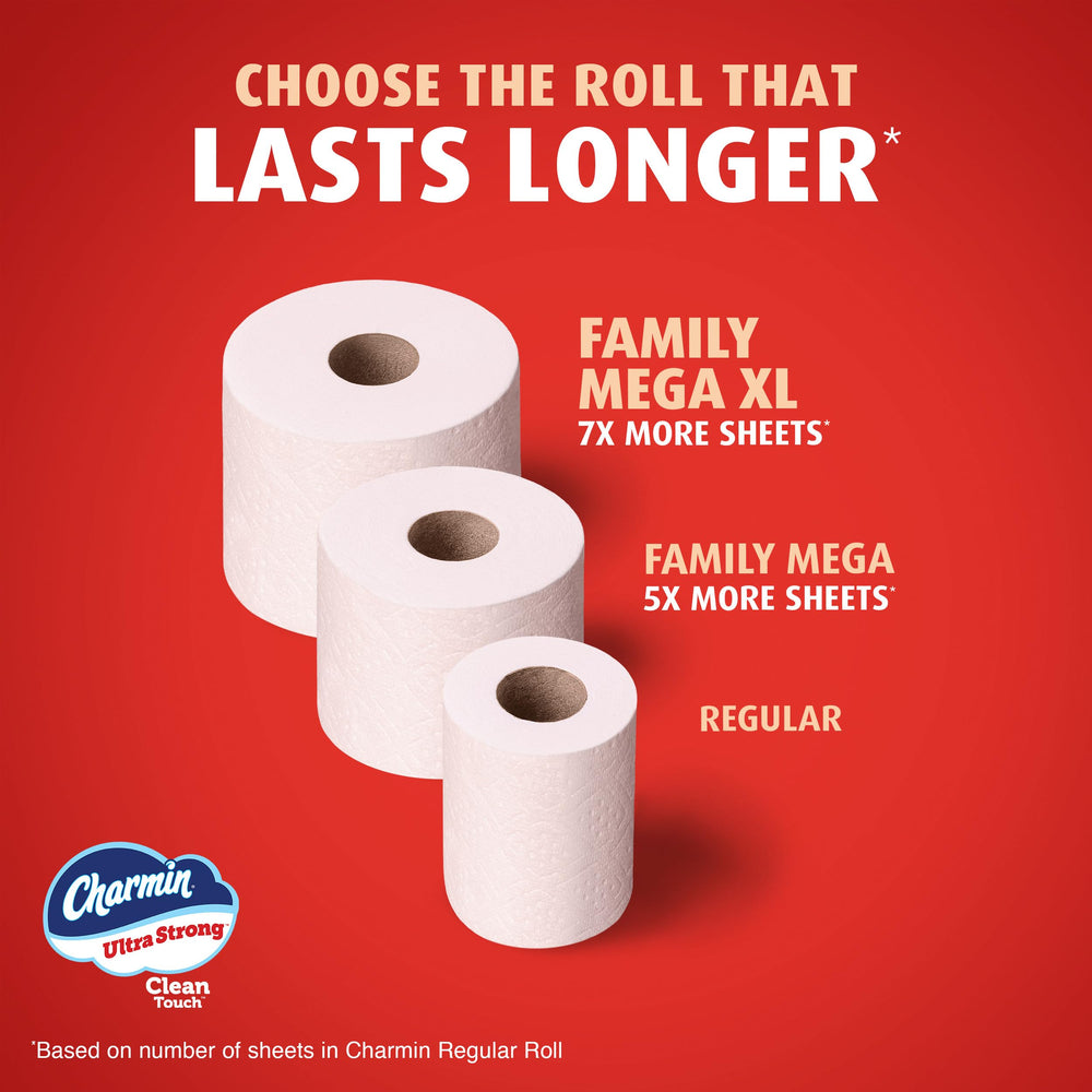 Charmin ambiente familiar con paquete grande para almacenamiento