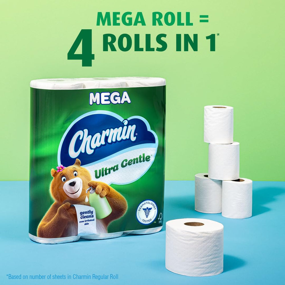 Charmin etiqueta dermatológicamente probada para piel sensible