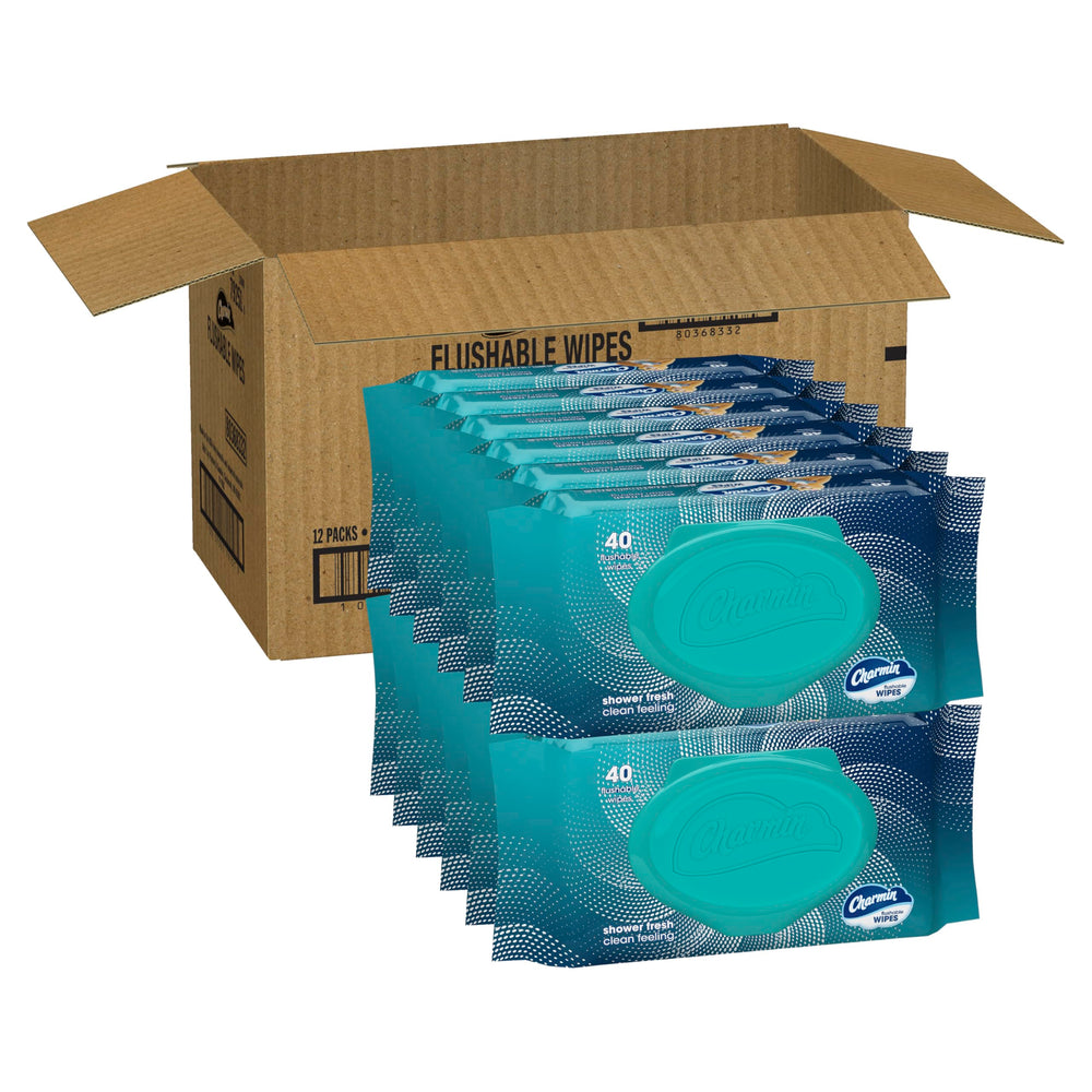 Charmin etiqueta informativa del paquete con precauciones y uso