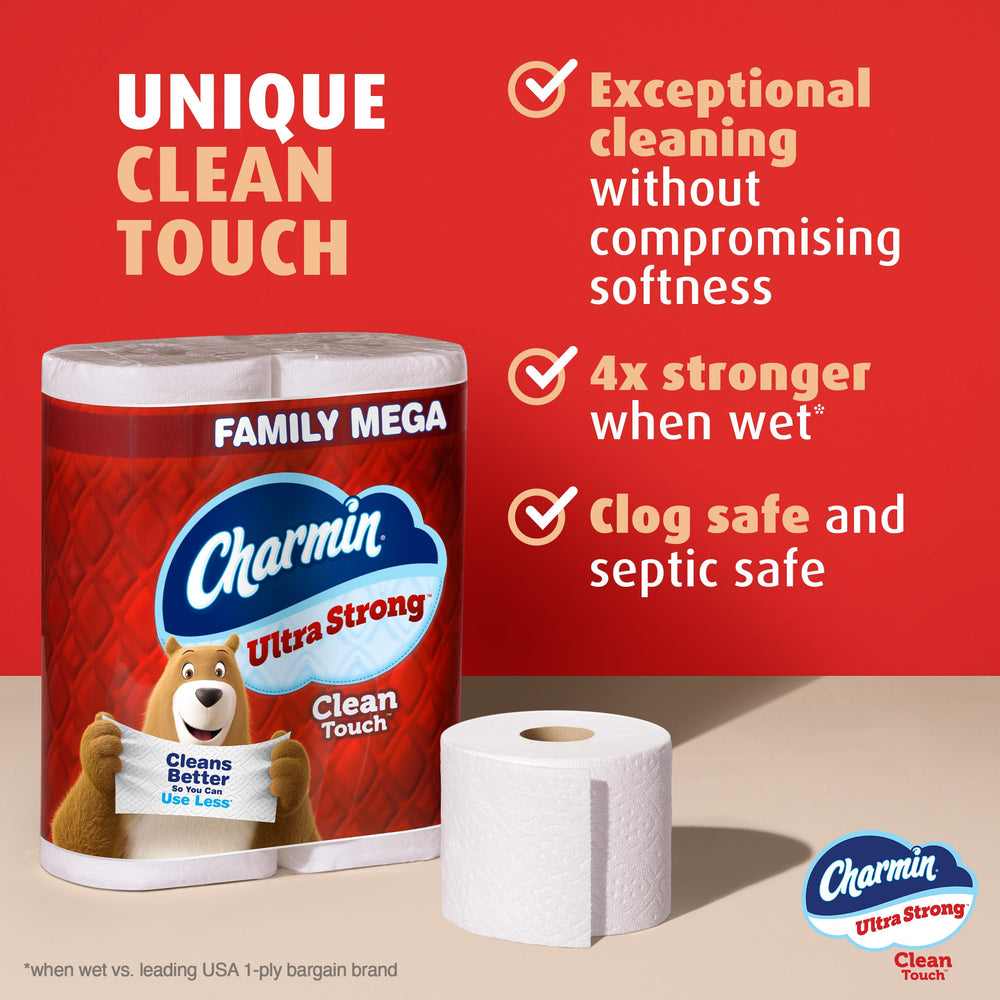 Charmin detalle de textura en diamante que mejora la limpieza