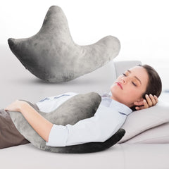 Cheer Collection shoulder pillow front view showing supportive W shape and comfort