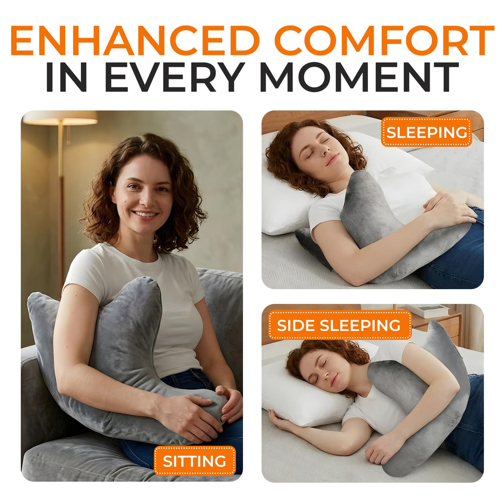 Cheer Collection shoulder pillow in recovery room setting for reassuring support