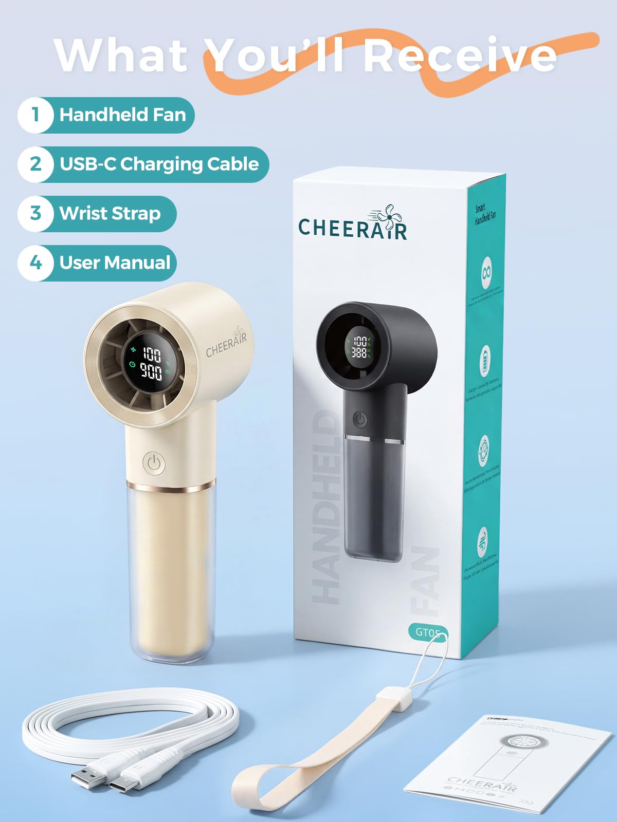 CHEERAIR en mochila listo para viajes y actividades al aire libre