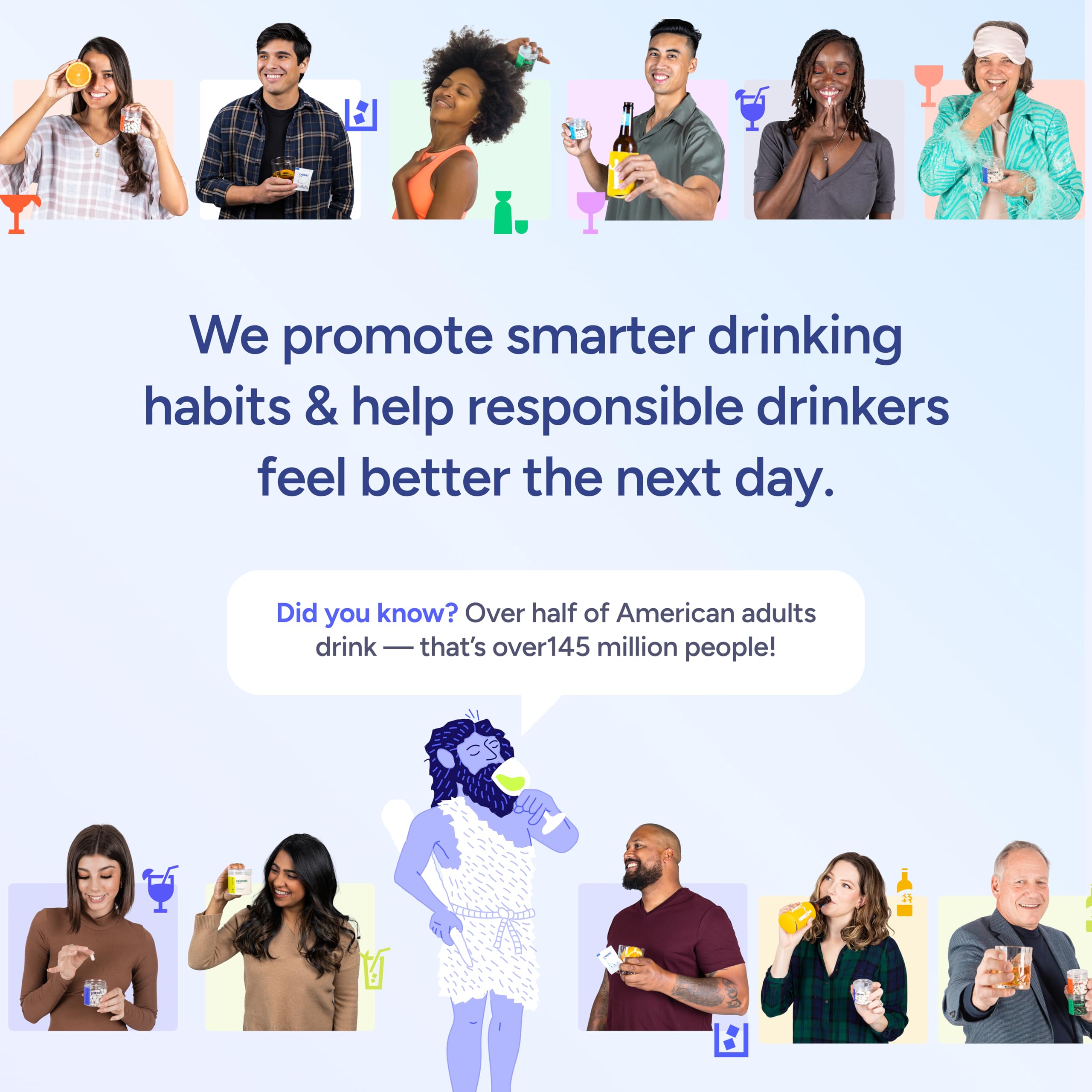 Cheers Restore patent badge image signaling Cheers patented formula confidence