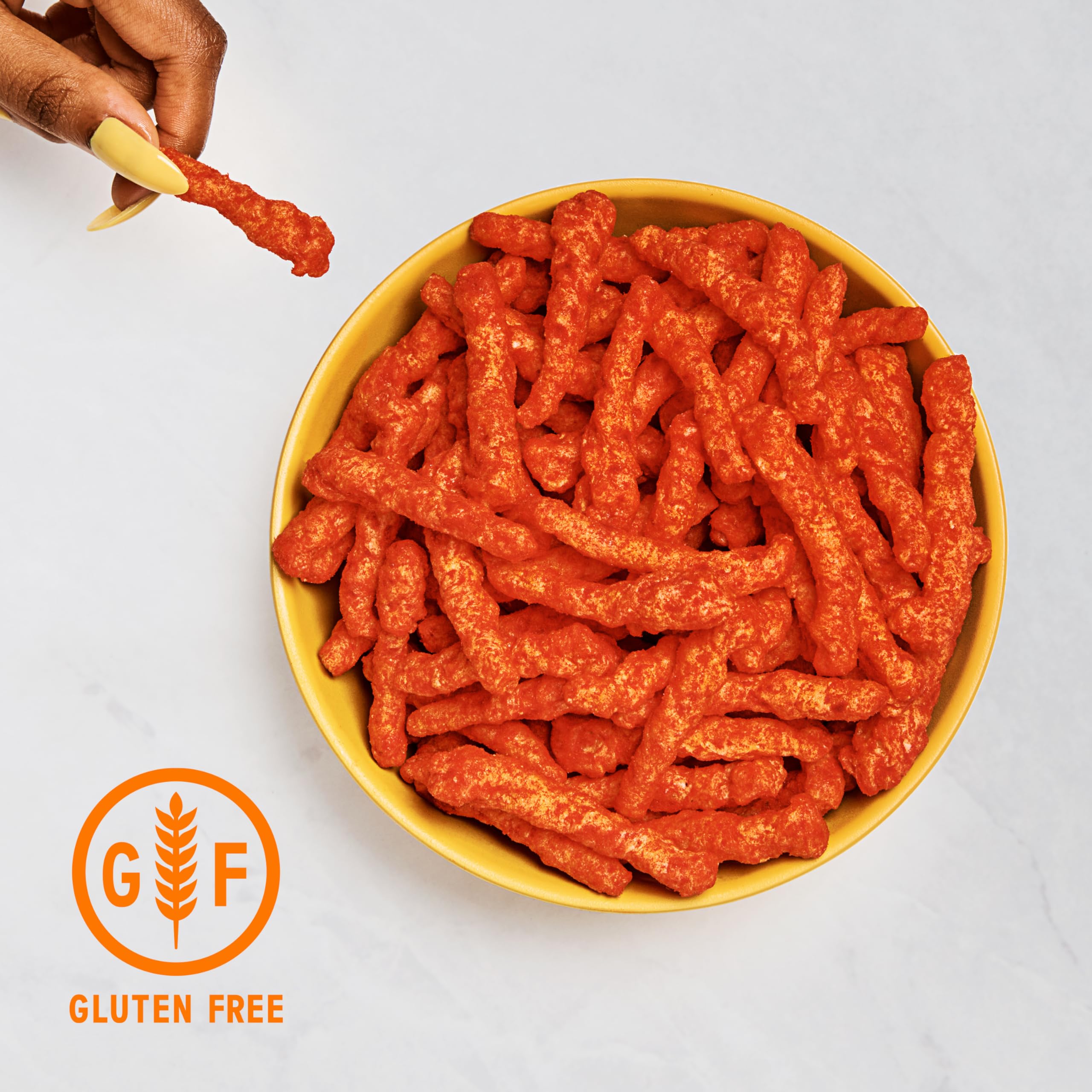 Cheetos single serve bag packed in a lunchbox for convenience