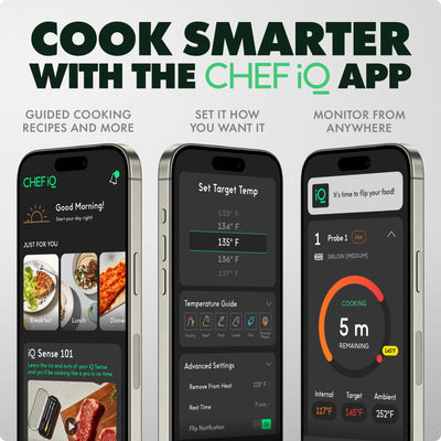 CHEF iQ Smart Hub top detail showing speaker and ports for reliable audio alerts benefit