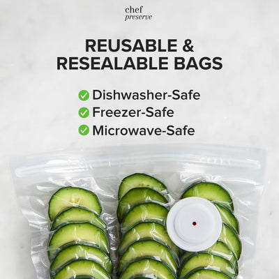 Chef Preserve bolsa sellada con carnes frescas, bloqueo de olores