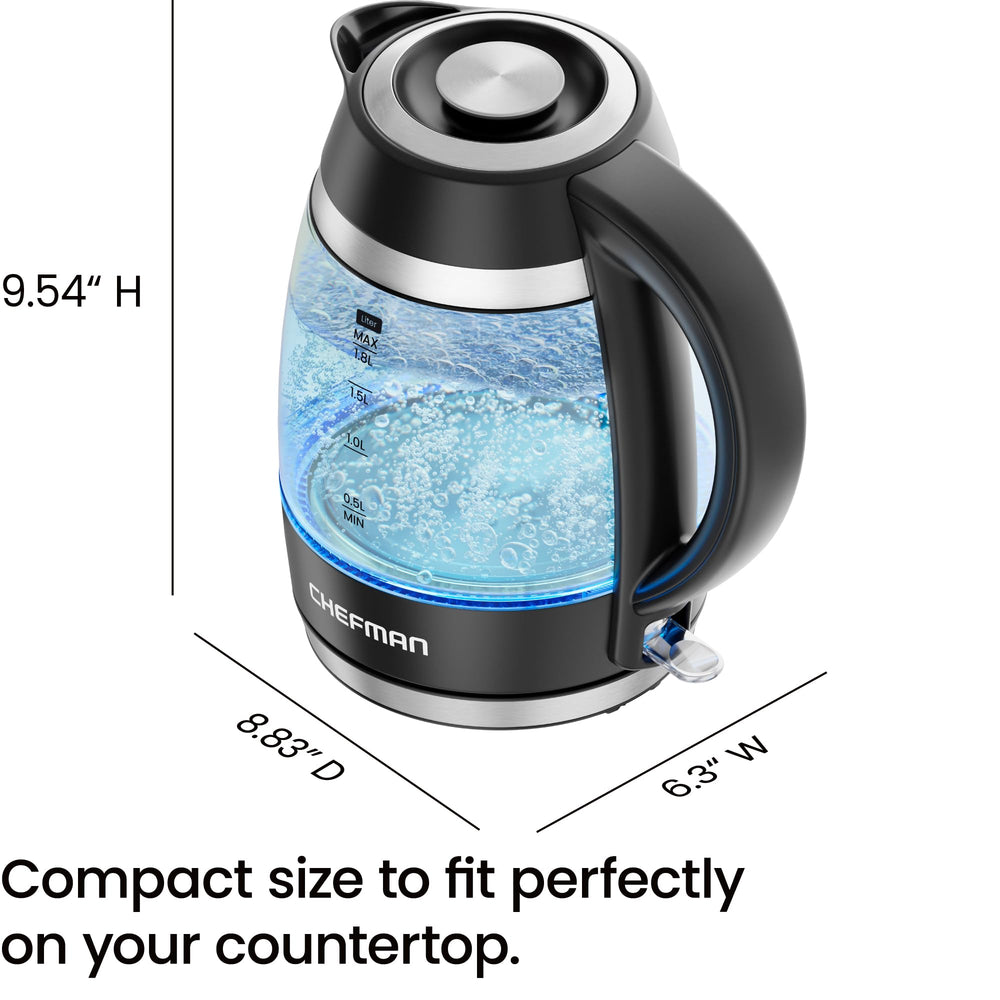 Chefman base giratoria 360 grados permitiendo uso inalámbrico cómodo