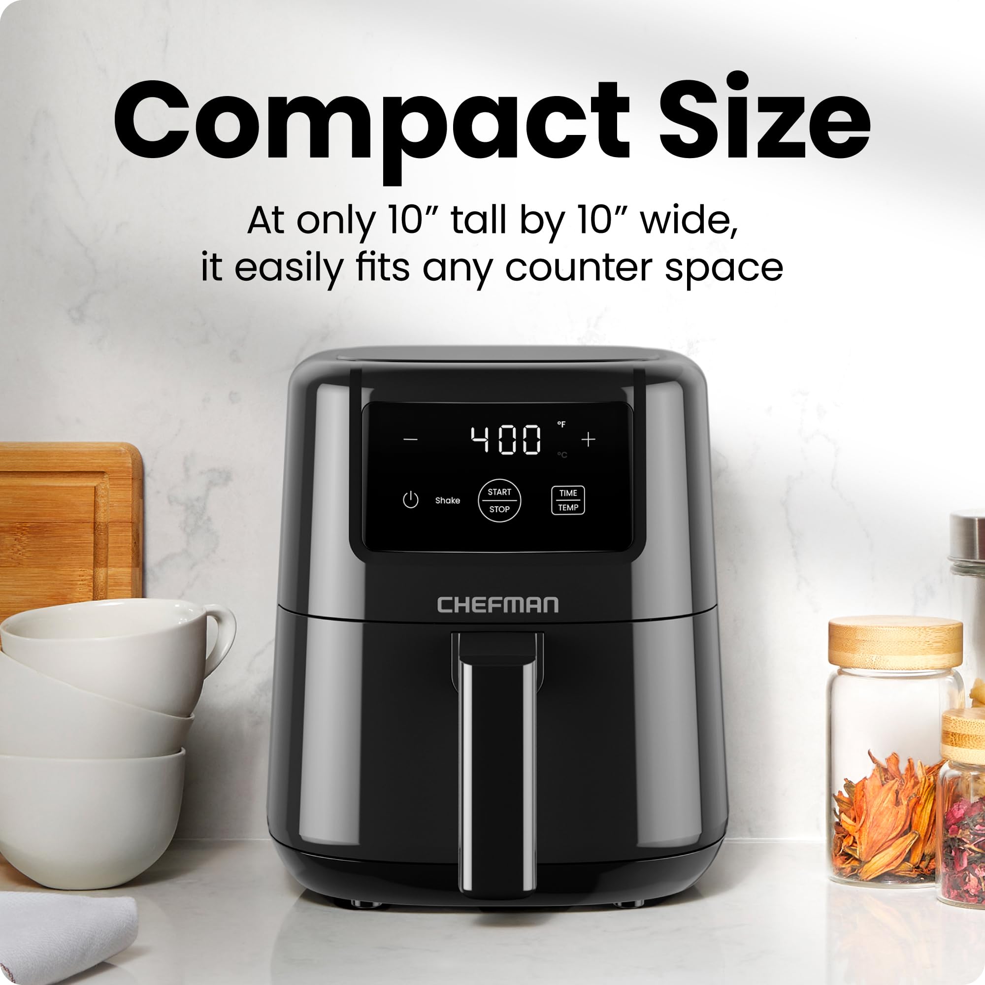 Chefman pantalla táctil y temporizador digital para control preciso de temperatura