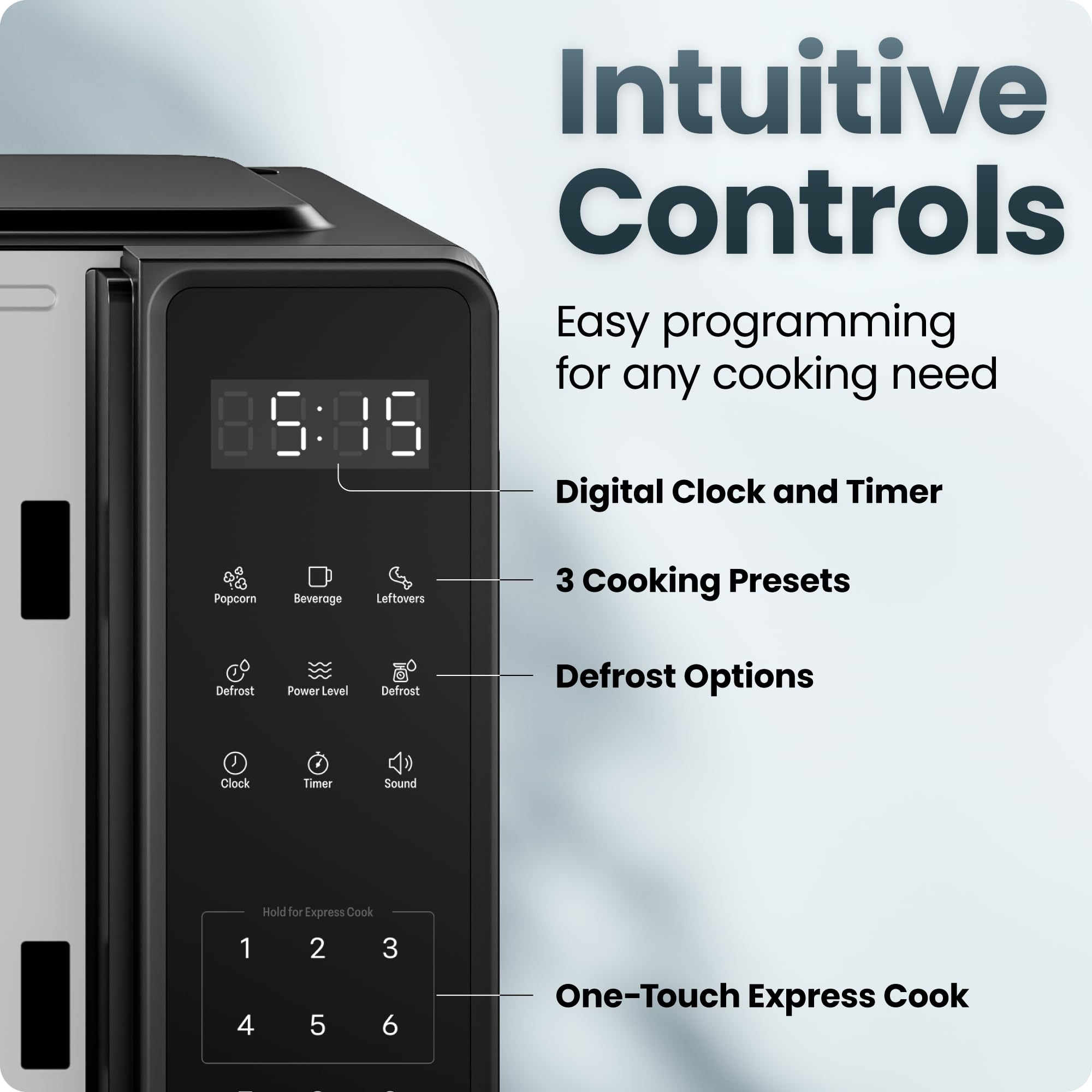 Chefman microwave placed in a dorm room demonstrating small-footprint convenience