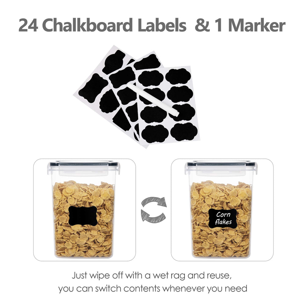CHEFSTORY reusable labels and filled canisters, simplifies ingredient tracking