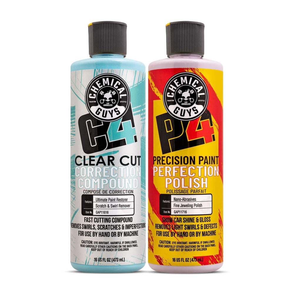 Chemical Guys frascos frontales del kit mostrando profesionalidad y versatilidad