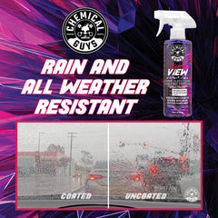 Chemical Guys primer plano de la textura del líquido y brillo protector