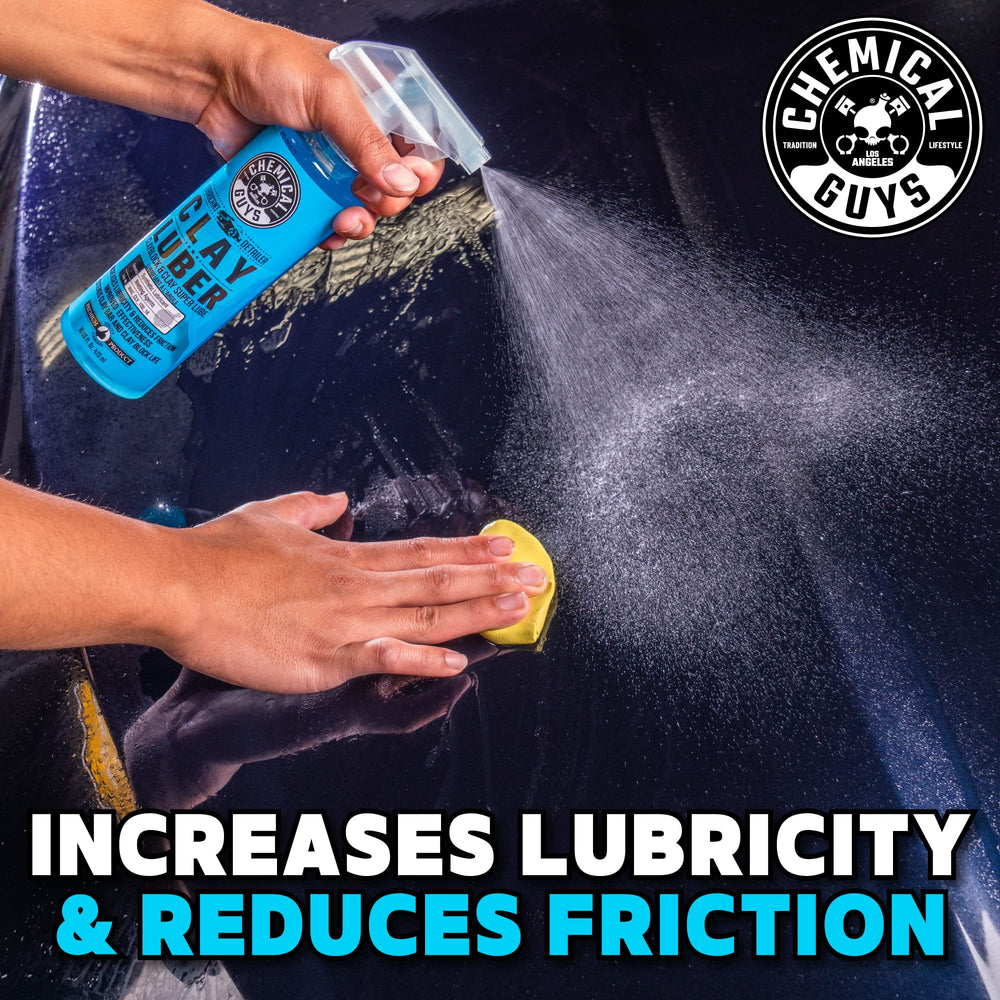 Chemical Guys botella de Luber con etiqueta legible y lubricación segura