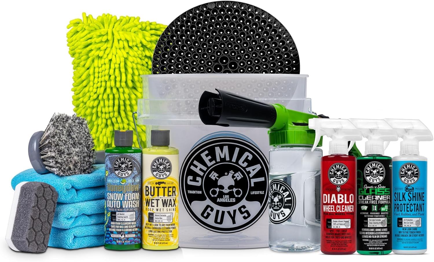 Chemical Guys vehículo limpio y brillante tras lavar y encerar con Butter Wet Wax