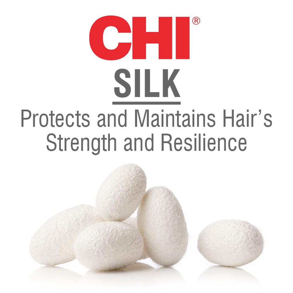 CHI aplicación en cabello húmedo antes del secado para peinado más suave