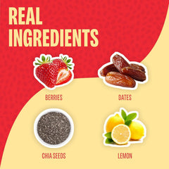 Chia Smash bolita en mano lista para comer, ideal como snack portátil