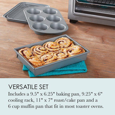 Chicago Metallic cooling rack with cookies illustrating quick cooling and multiuse function