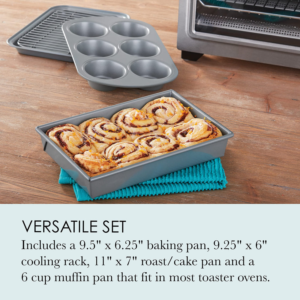 Chicago Metallic cooling rack with cookies illustrating quick cooling and multiuse function