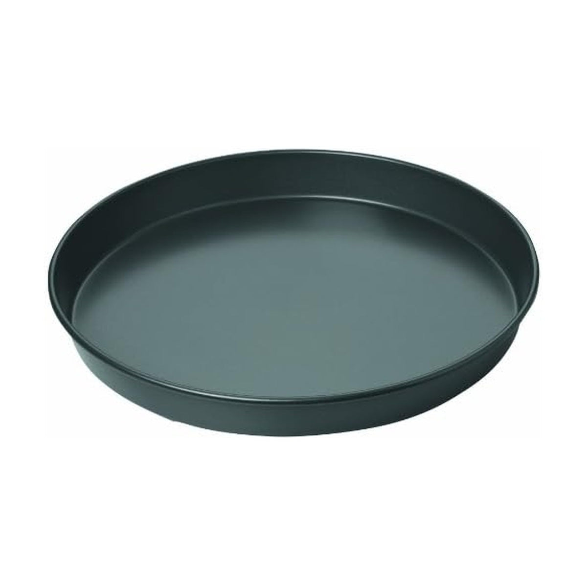 Chicago Metallic vista frontal del molde 14" con borde alto y acabado profesional