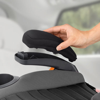 Chicco GoFit Plus installed in car with child for real-world travel comfort benefit