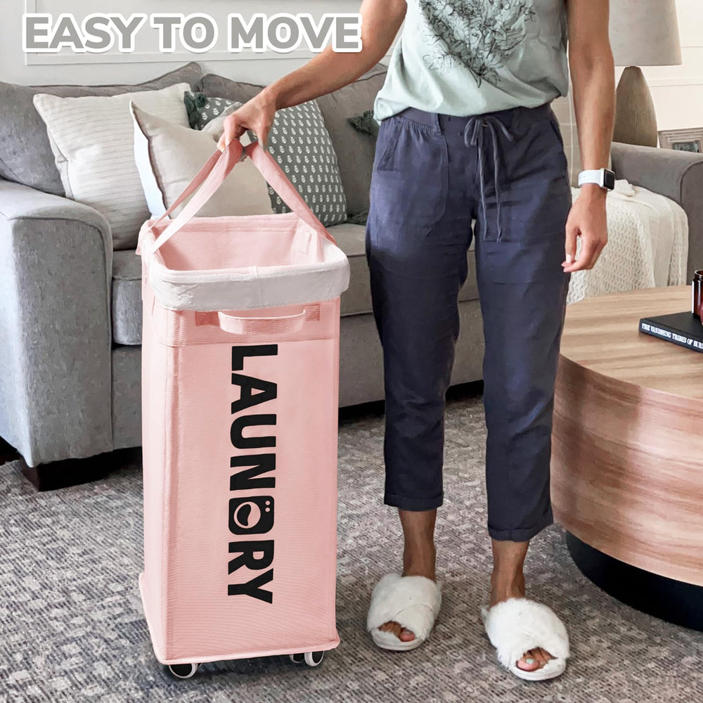 CHICVITA cesta llena 75L comparada con ropa para ver escala