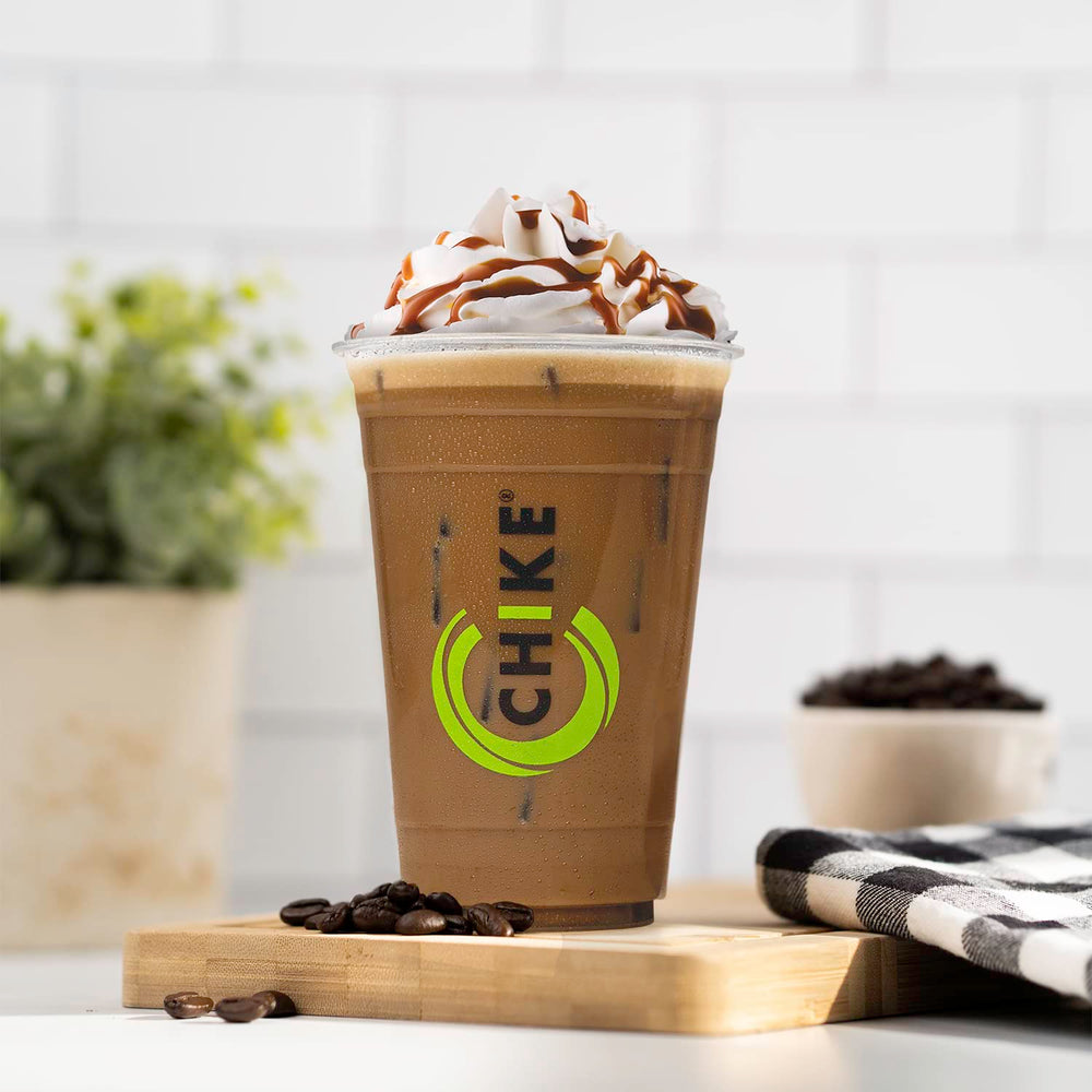 CHIKE bebida mocha en desayuno saludable y rutina activa