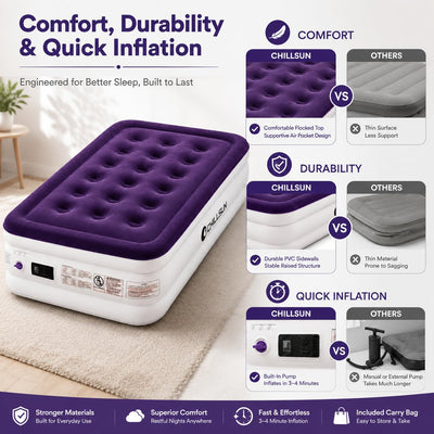 CHILLSUN packed in travel bag for convenient storage and transport