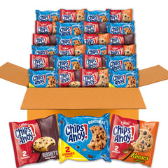 Chips Ahoy! vista frontal del paquete variedad, conveniencia para compartir