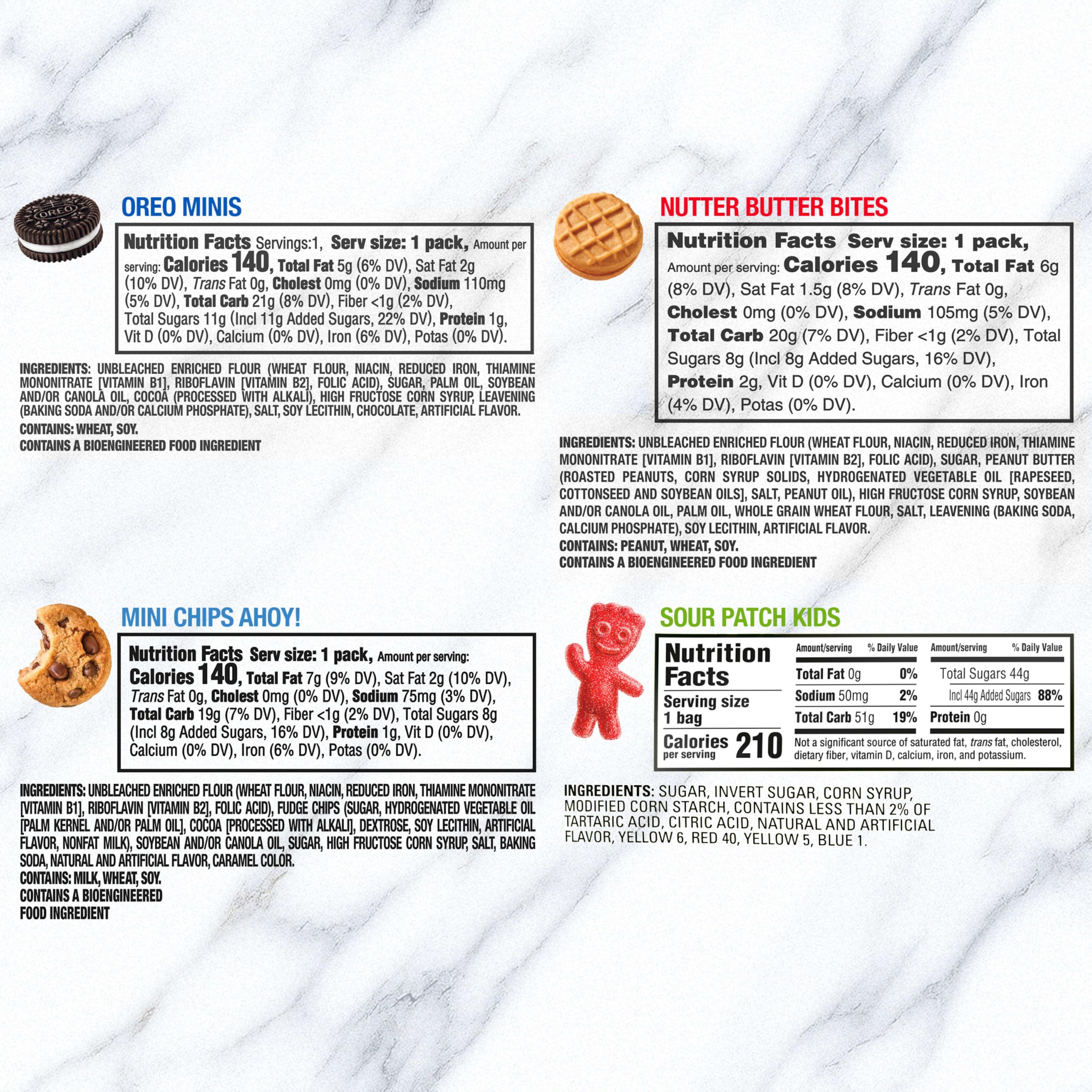 CHIPS AHOY! mini front package highlighting crunchy texture and shareability