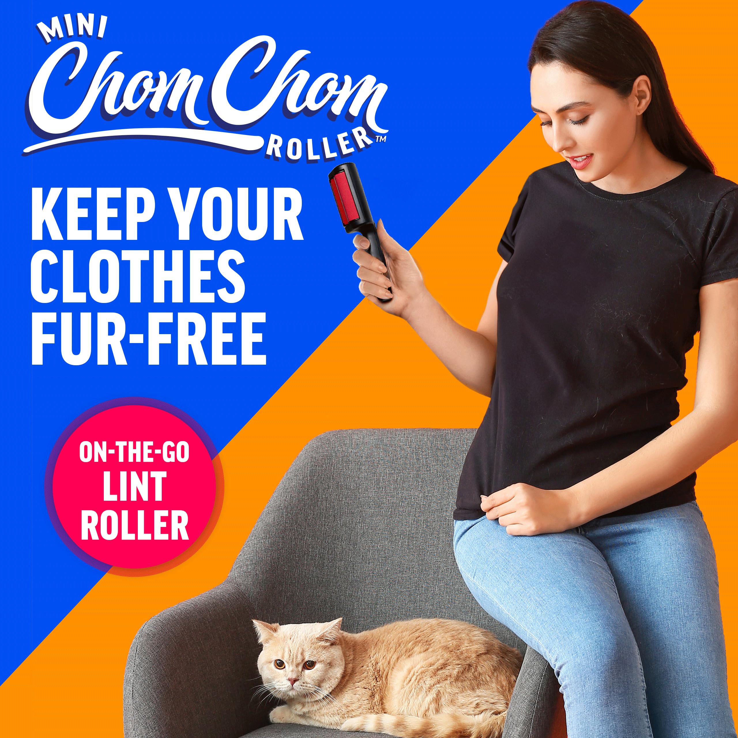 ChomChom Roller detalle de superficie recolectora que captura pelo eficazmente