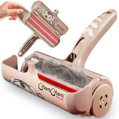 ChomChom Roller front view showing compact reusable hair remover for quick cleaning