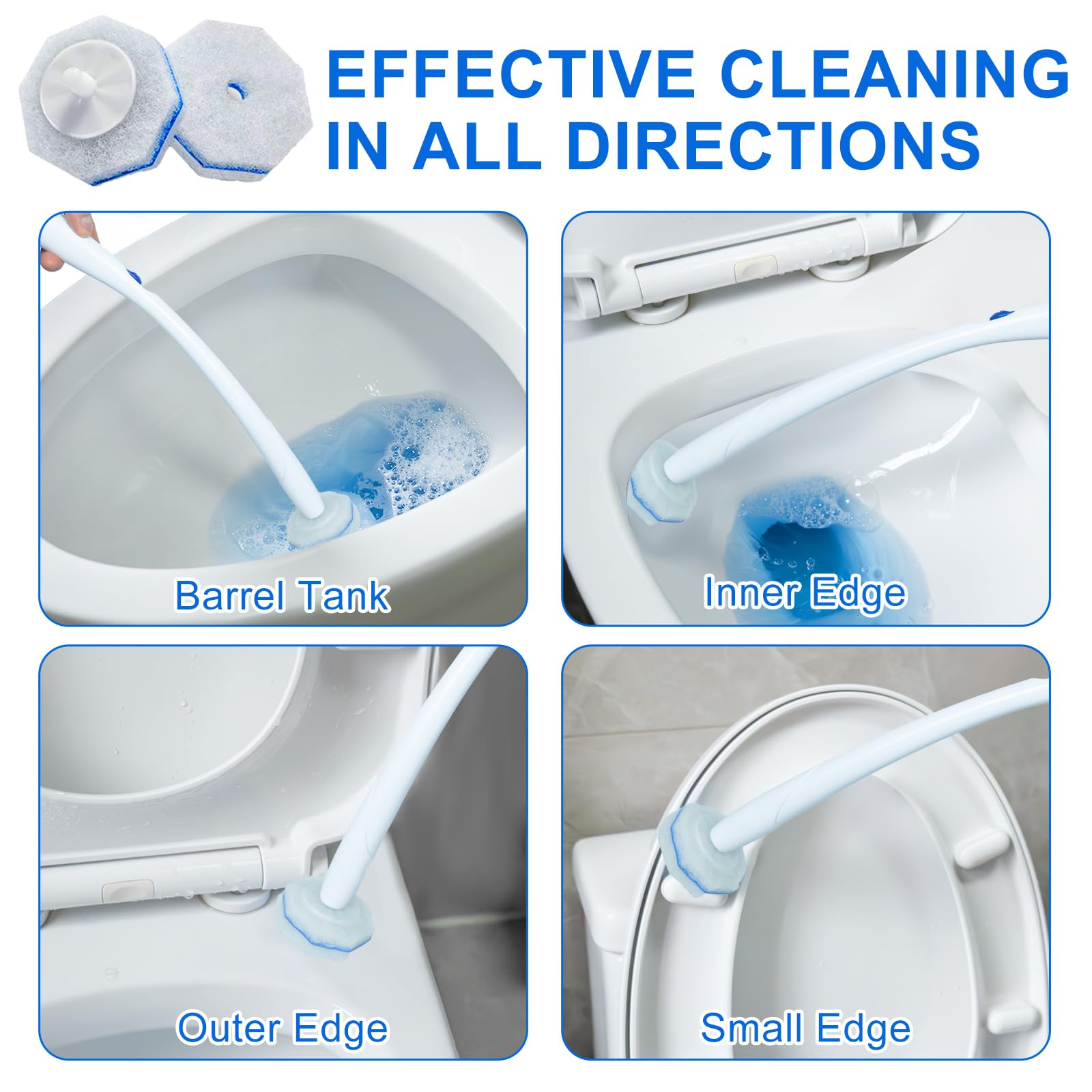 Choneight comparación de escala junto a inodoro, ajuste compatible