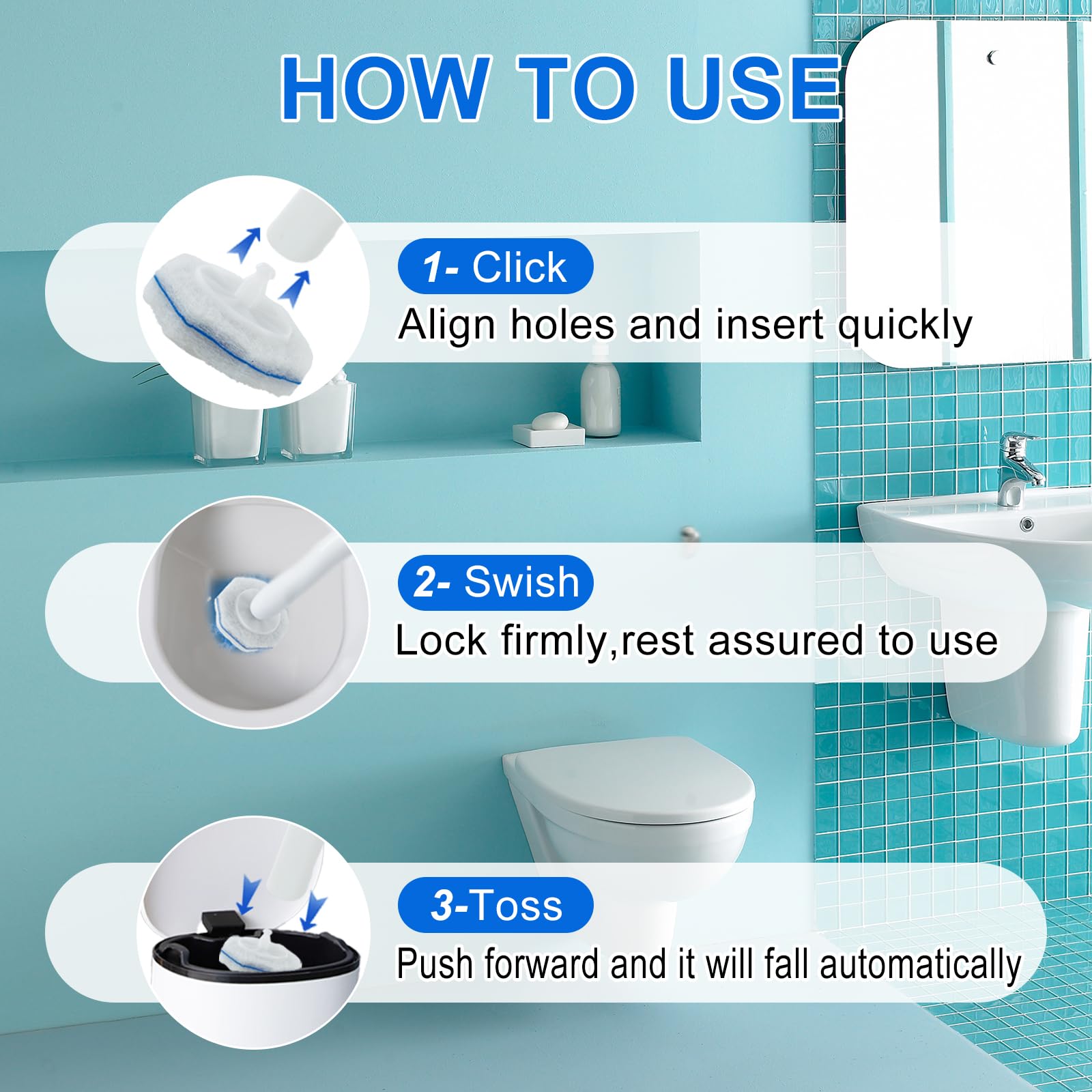 Choneight mango ergonomico en uso, alcance cómodo para limpiar