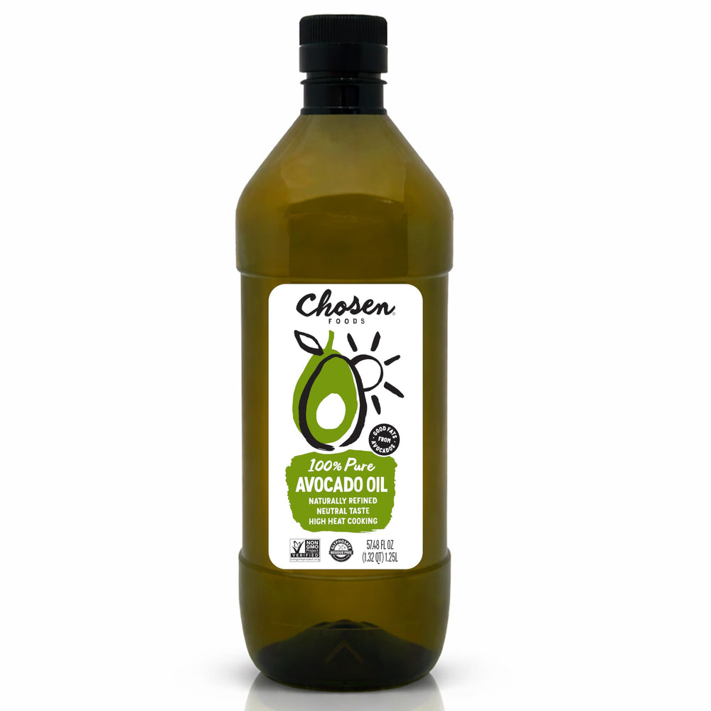 Chosen Foods botella frontal de 1.25 L mostrando marca y presentación, ideal para cocina