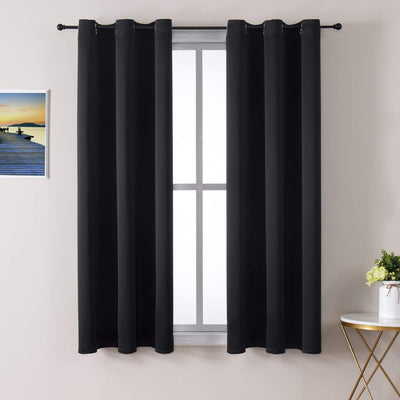 ChrisDowa front view showing two full-length blackout panels and packaging benefit
