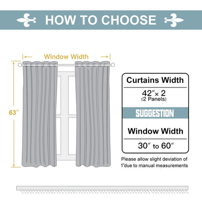 ChrisDowa panel next to tape measure showing 63 inch length and size clarity benefit