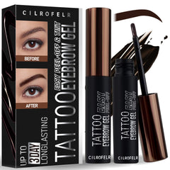 Cilrofelr envase frontal del gel para cejas mostrando presentación y tono