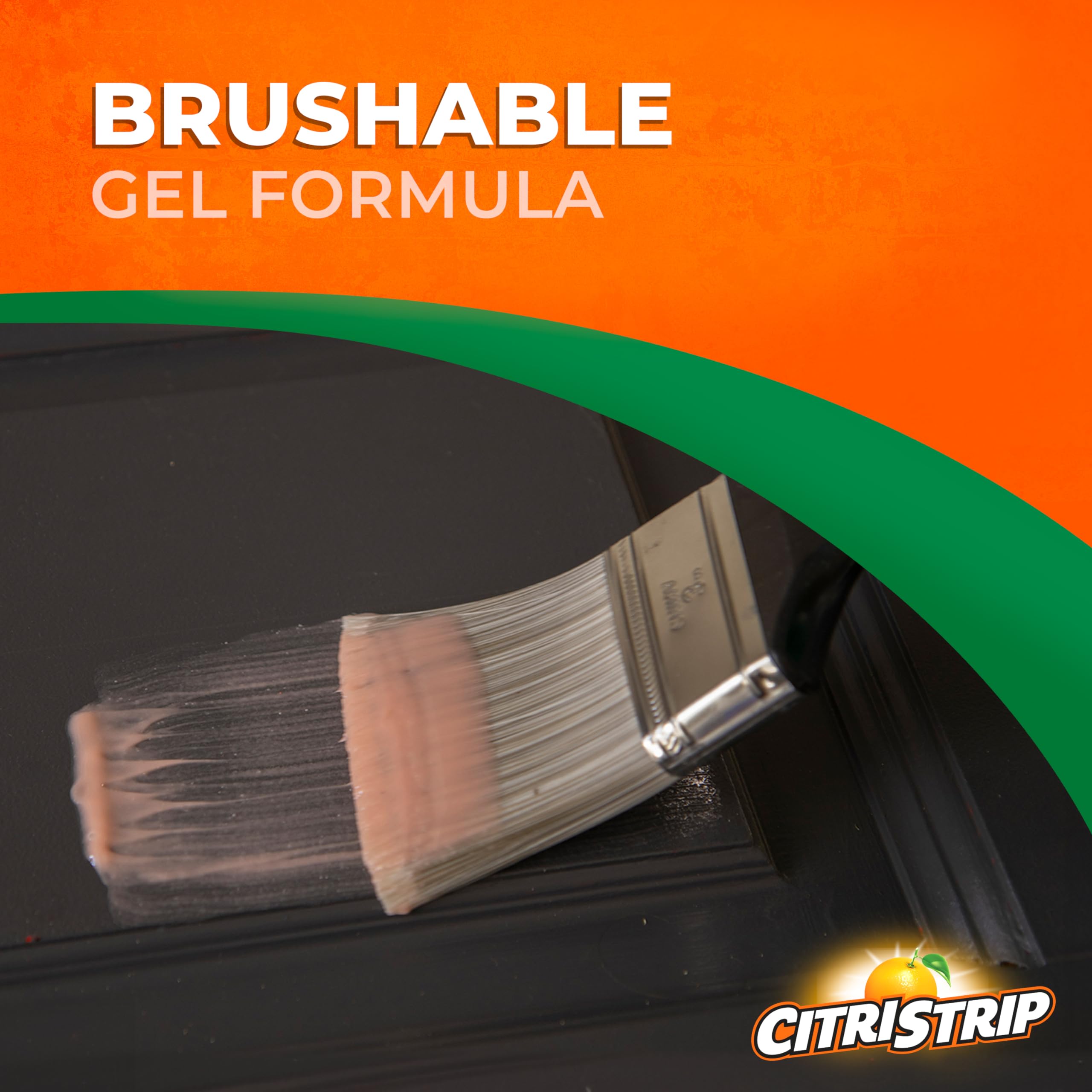 Aplicación de Citristrip en madera con brocha, facilita remover capas de pintura
