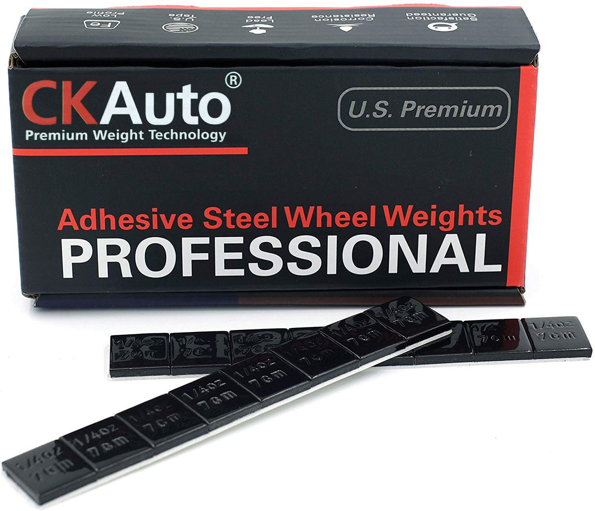 CKAuto box front packaging showing quantity and black finish benefits