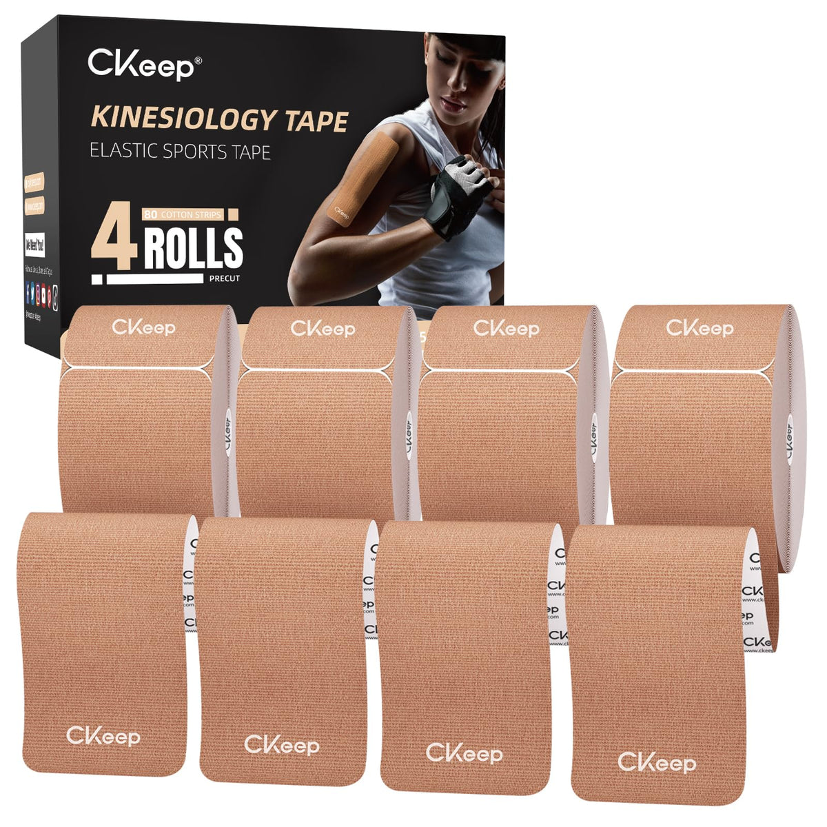 CKeep caja frontal 4 rollos, presentación práctica y económica