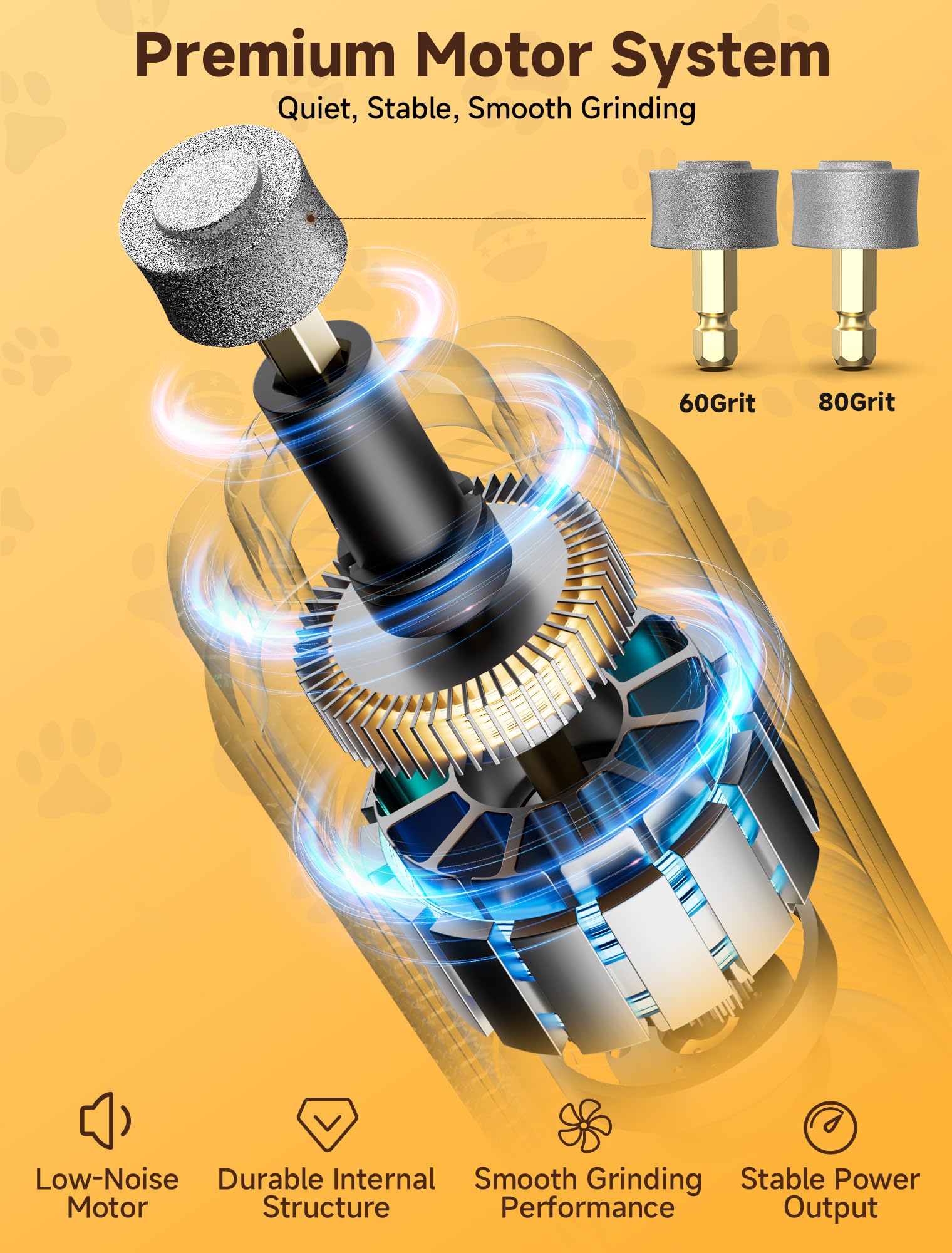 Ckin pet battery compartment and charging port for long runtime