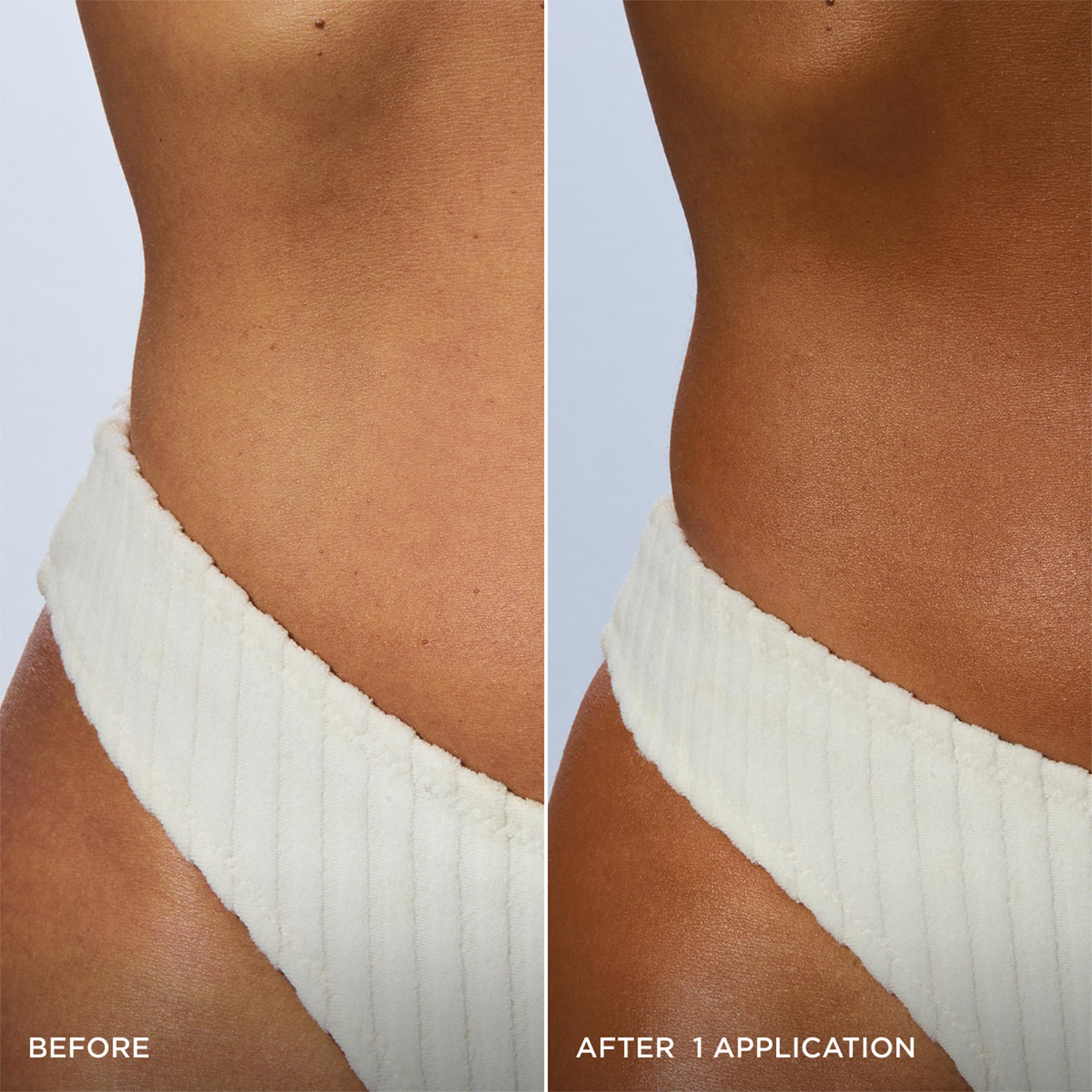Clarins textura lechosa en primer plano que facilita aplicación uniforme
