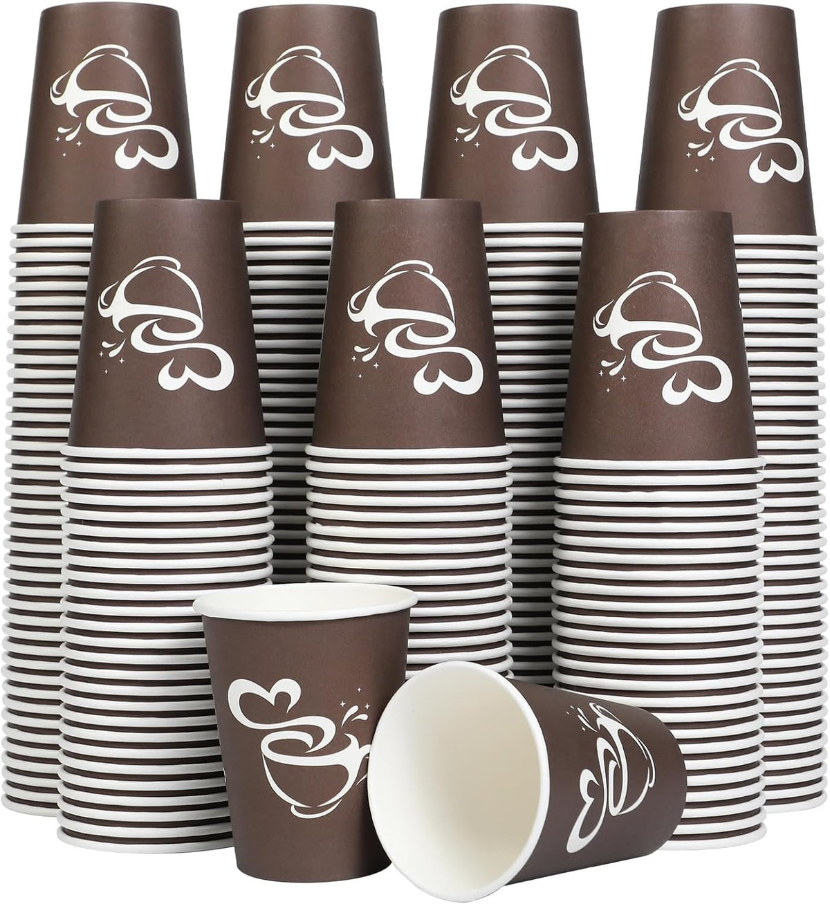 Clawsoff front pack of 300 brown cups showing quantity and value
