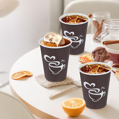 Clawsoff stacked cups close-up showing sturdy paper texture