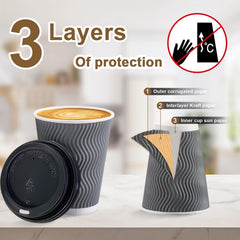 Clawsoff stacked cups being dispensed for fast service efficiency