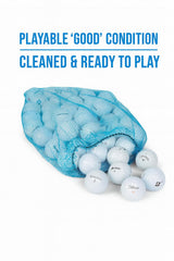 Clean Green Golf Balls primer plano de superficie con marcas, comprobando jugabilidad