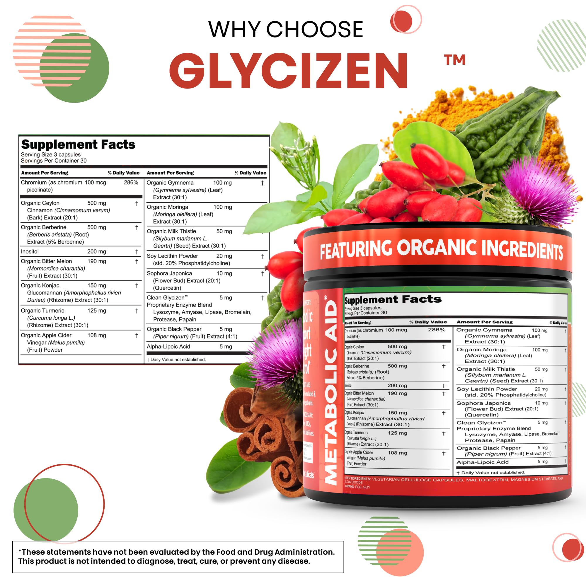 Clean Nutraceuticals cápsula junto a moneda para referencia de tamaño