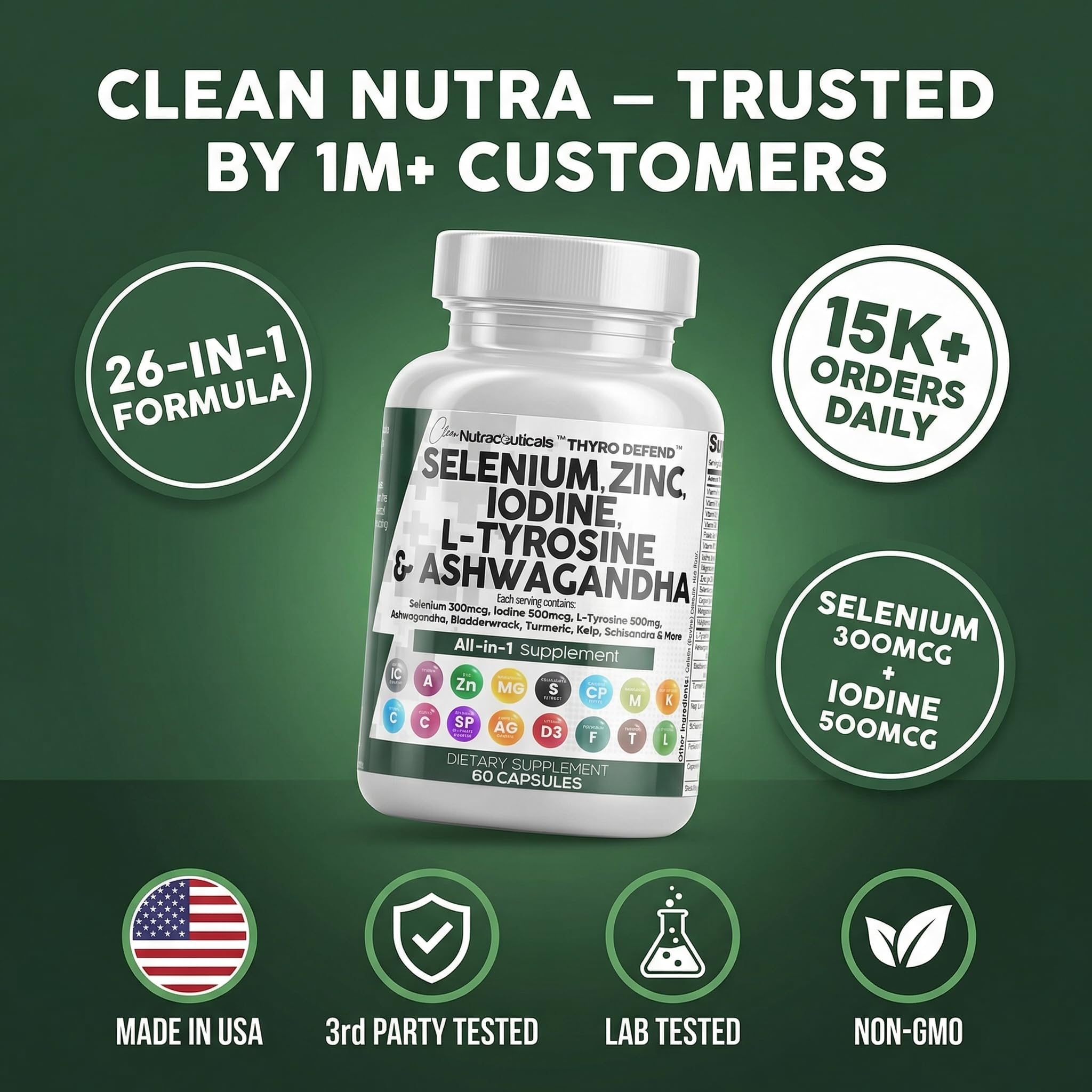 Clean Nutra frasco en mesa de desayuno, sugiere integración en rutina diaria